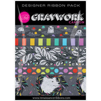 Graywork Renaissance Ribbon Pack Carbon - 5 pc 1 yard each - Preorder October 2025