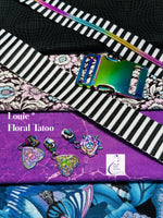 Louie Waist Pack Fabric KIT -  Floral Tatoo - With Printed pattern by Uh Oh Creations
