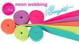 Renaissance Ribbon - 1” Tula Pink Neon Moonbeam - Preorder September 2023 -