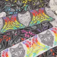 Graywork Renaissance Ribbon - Wolf of Pink Street Fog - 2” wide - sold by the meter 40” - Preorder October 2025
