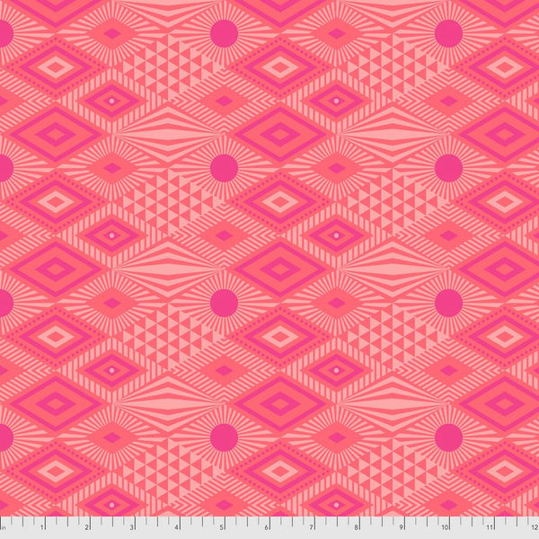 Tula Pink DAYDREAMER - Lucy - PWTP096.DRAGONFRUIT