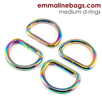 D-Rings Emmaline Bags 1” Rainbow