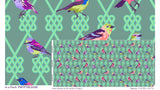 5 m backing bundle Tula Pink - Moon Garden - In A Finch PWTP198 - Dusk