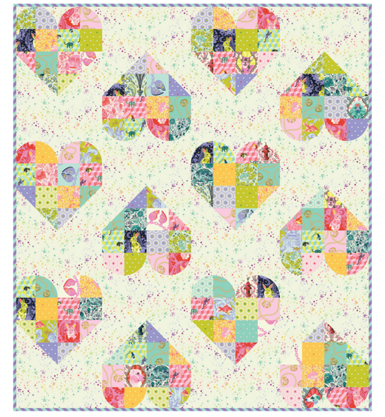 Tula Pink BESTIES - Take Heart Quilt Kit - Preorder October 2023