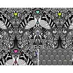 OOP - LineWork by Tula Pink PWTP152 INK - Tall Tails - half meter