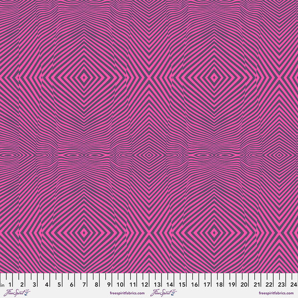 Tula Pink - Moon Garden - Lazy Stripe   PWTP022 - Dusk
