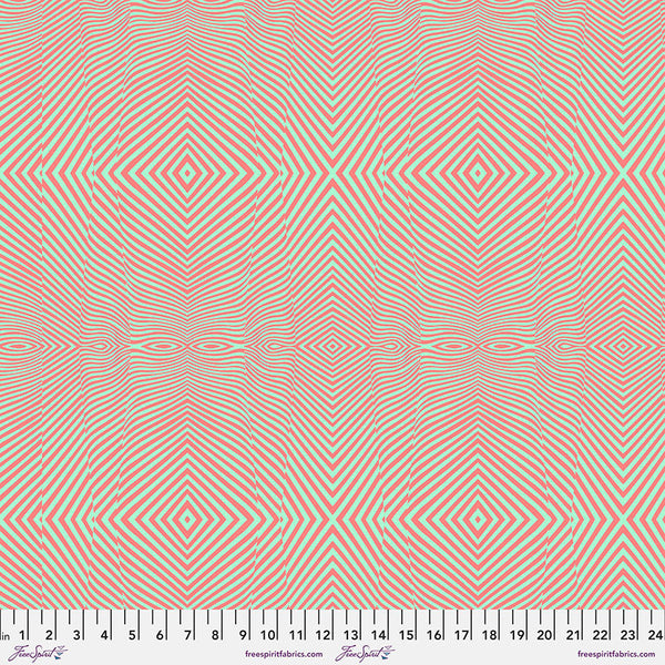 Bolt end 5 m Tula Pink - Moon Garden - Lazy Stripe   PWTP022 - Lunar