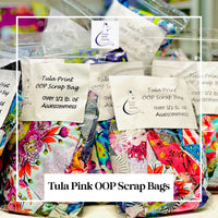OOP Tula Pink Scrap BAG- OVER Half a Pound of AWESOMENESS 💜 - every one is different 💜o