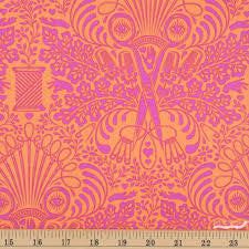 Tula PINK OOP - Homemade Brunch orange/pink Getting Snippy