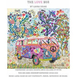 The Love Bus Collage  - pattern