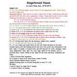 Gingerbread House Pattern - pattern