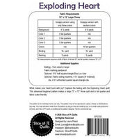 Exploding Heart Quilt pattern