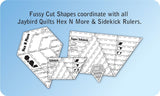 Fussy  Cut Shapes Ruler by Jaybird Quilts