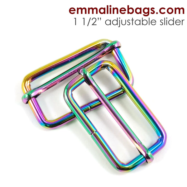 Emmaline Bags 1.5” Slider Rainbow