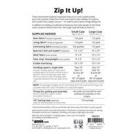 Zip It Up - paper pattern