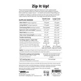 Zip It Up - paper pattern