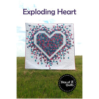 Exploding Heart Quilt pattern