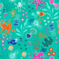 Under the Sea on Sea Green - Glow In the Dark- Preorder Nov 2023