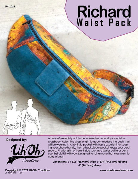 Richard Waist pack - paper pattern