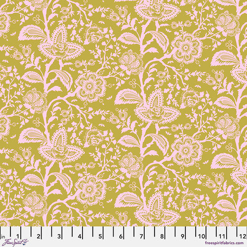 5 m backing bundle - Tula Pink - Parisville Déjà Vu  -  French Lace Hazelnut