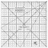 Preorder -  Sew Kind of Wonderful - SEW Square 6” Ruler